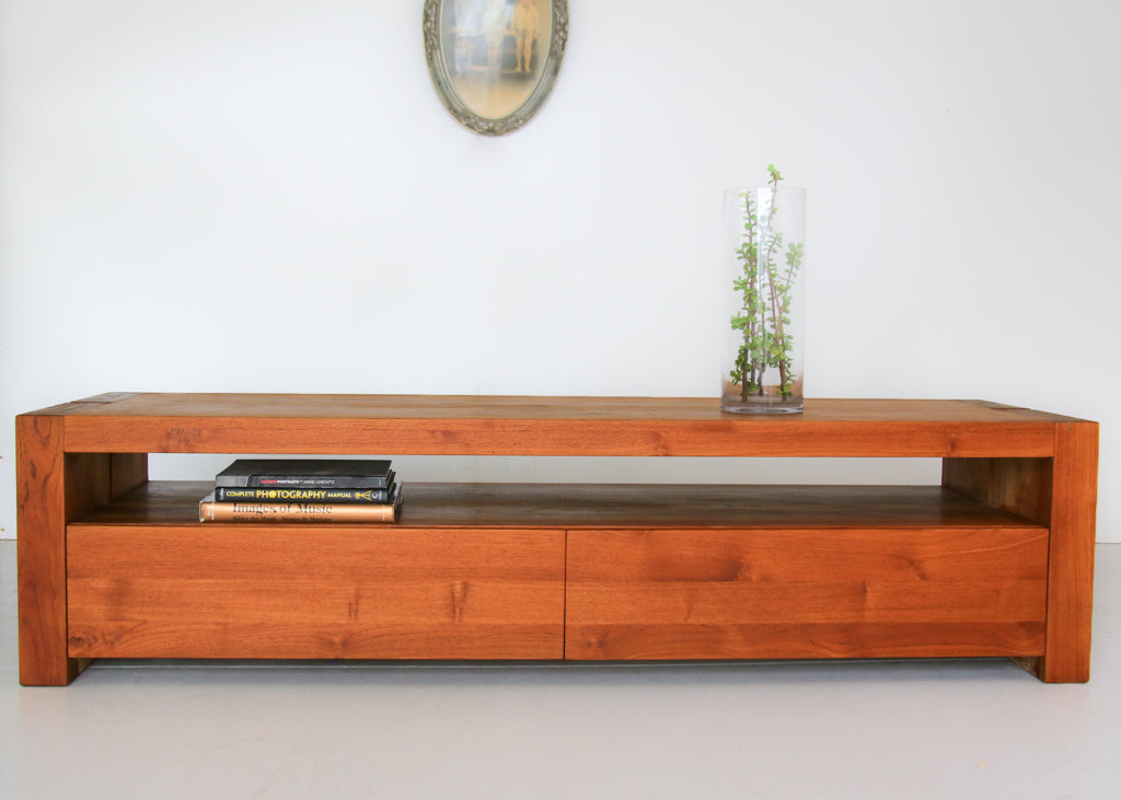 Solid Oak Console