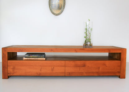Solid Oak Console