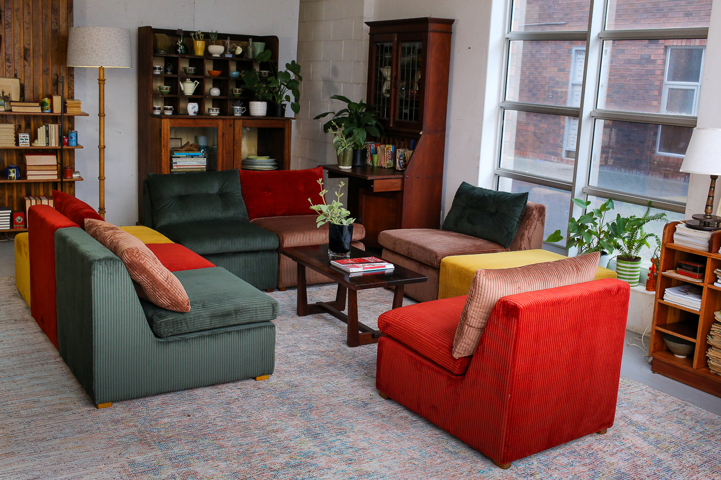 Modular 70s Lounge Set