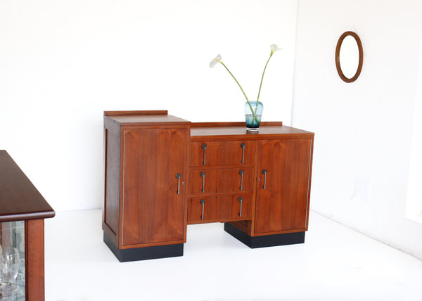 Solid Wood Art Deco Sideboard