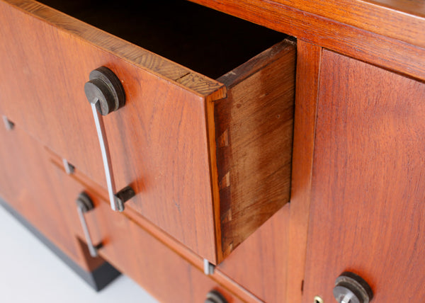 Solid Wood Art Deco Sideboard