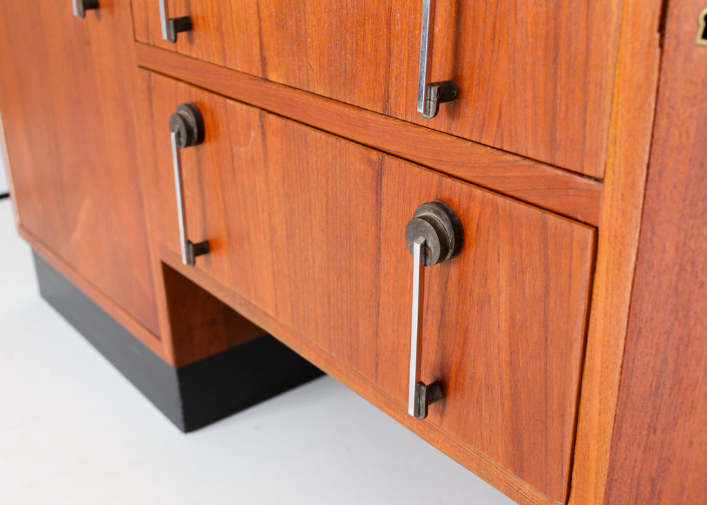 Solid Wood Art Deco Sideboard