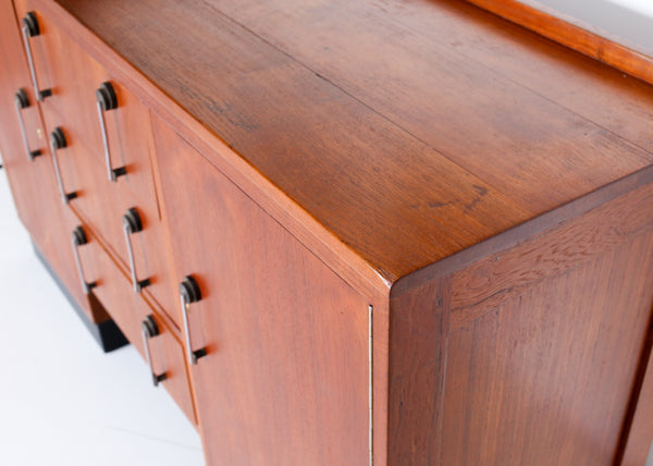 Solid Wood Art Deco Sideboard