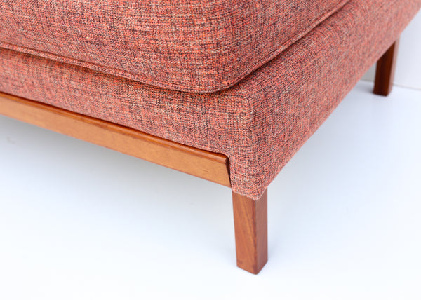 Six Seat Mid-century Corner Sofa