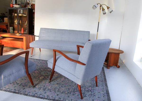 A Pair of Scandinavian Modern Easy Chairs