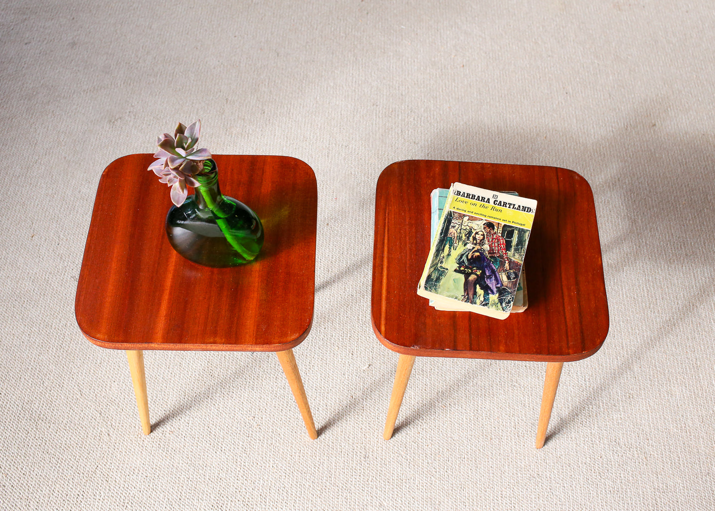 Pair of Mid-century Side Tables
