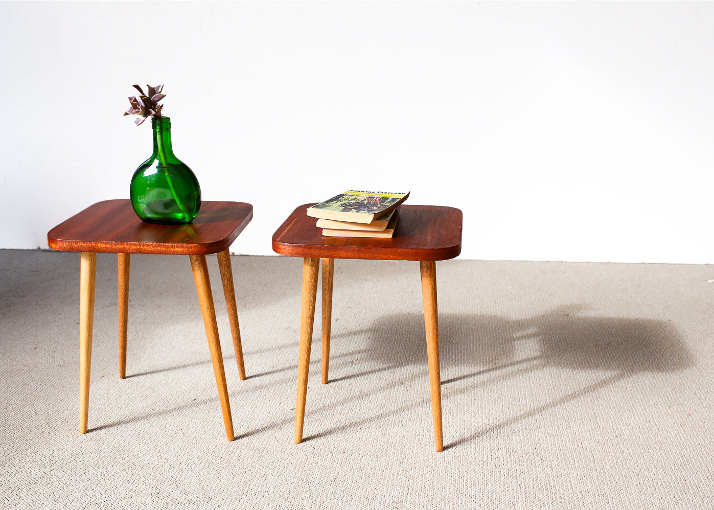 Pair of Mid-century Side Tables