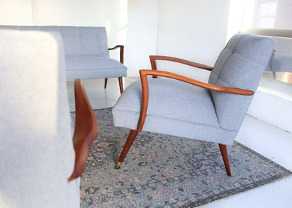 A Pair of Scandinavian Modern Easy Chairs