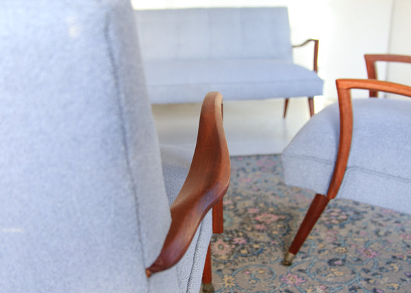 A Pair of Scandinavian Modern Easy Chairs