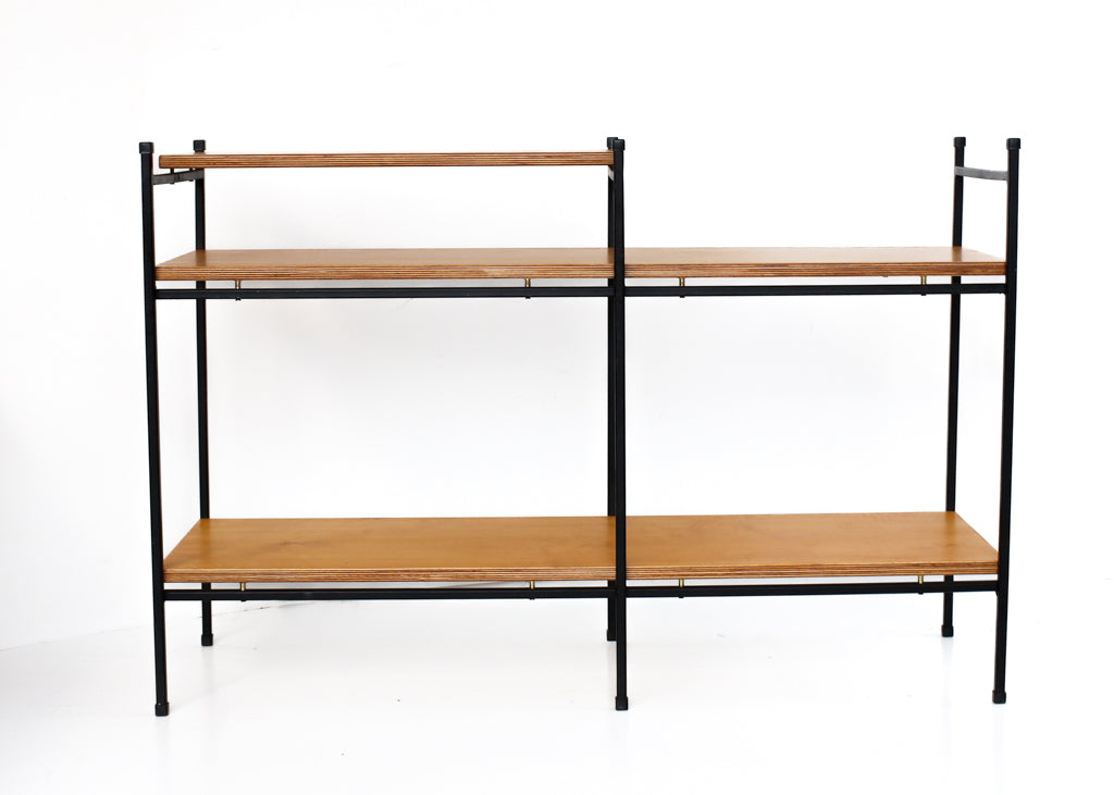 Mid-Century Modern Steel Frame Shelf