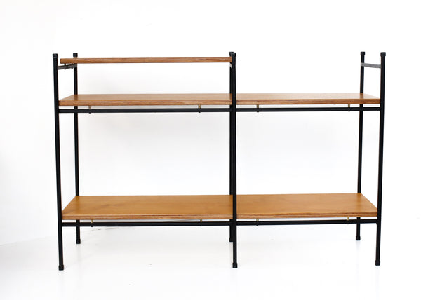 Mid-Century Modern Steel Frame Shelf