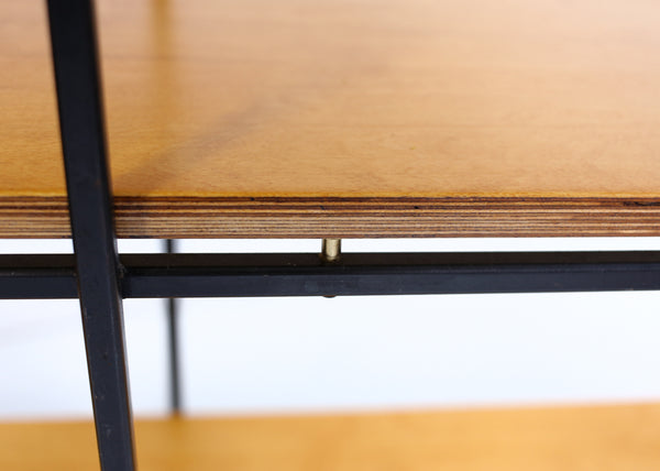 Mid-Century Modern Steel Frame Shelf
