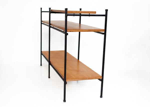 Mid-Century Modern Steel Frame Shelf