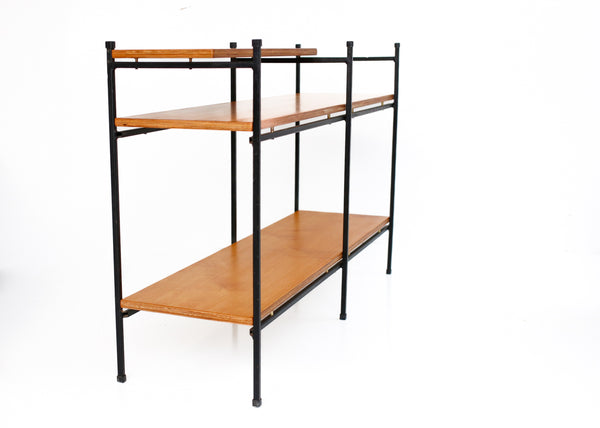Mid-Century Modern Steel Frame Shelf