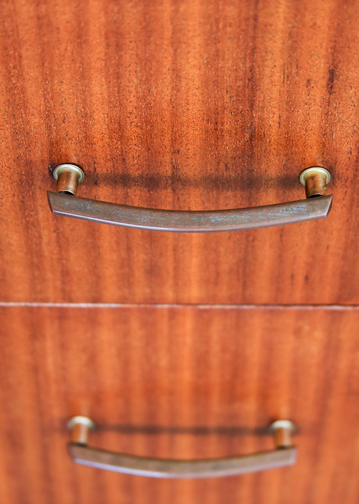 Vintage Sapele Mahogany Desk