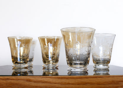 Set of Six Vintage Tumblers