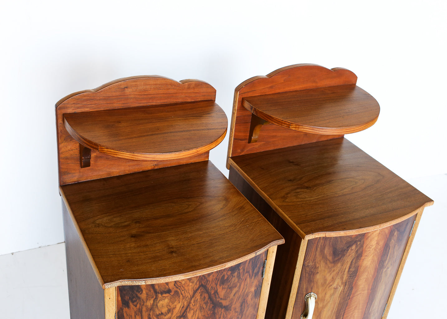 A Pair of Art Deco Bedside Cabinets
