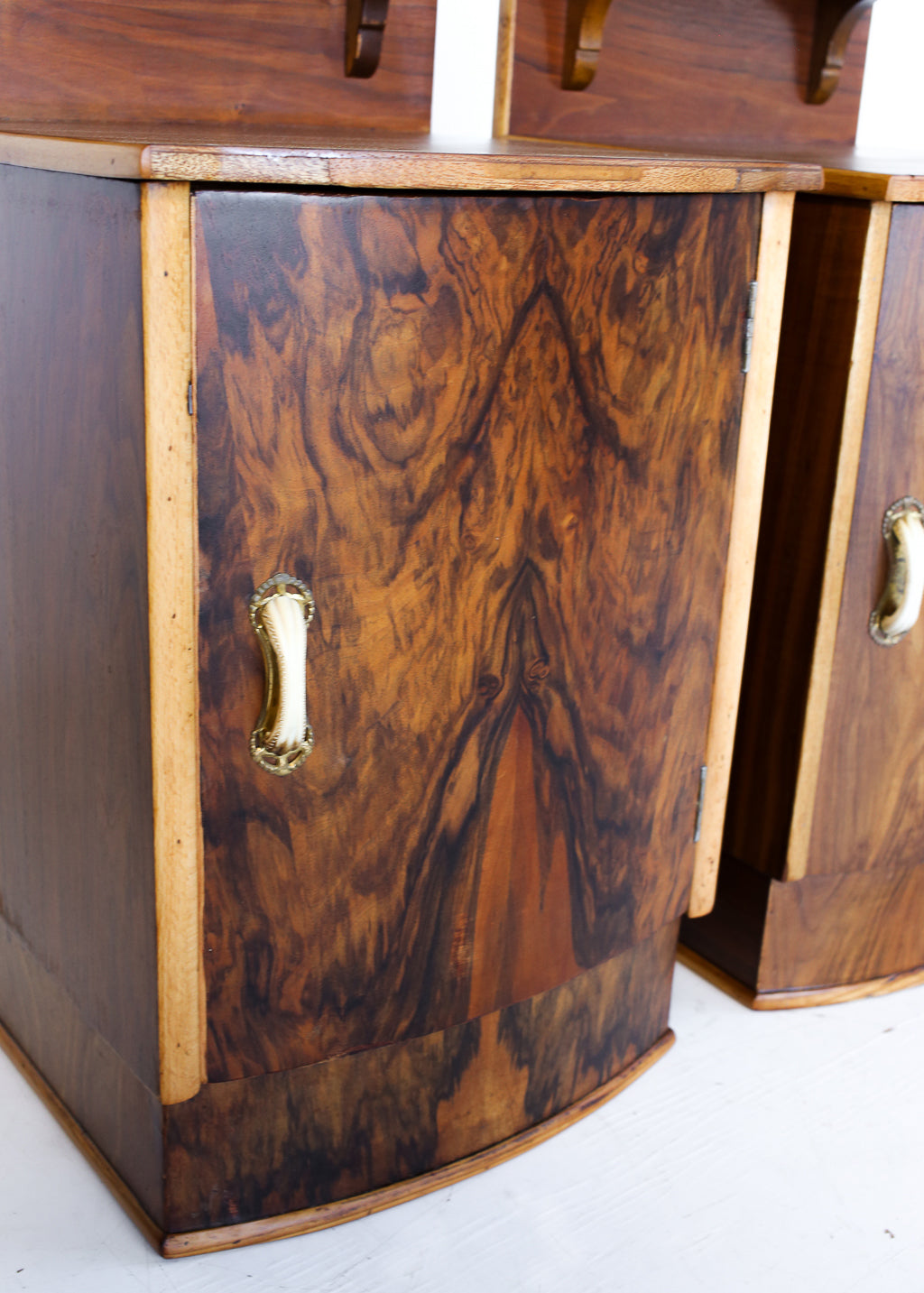 A Pair of Art Deco Bedside Cabinets