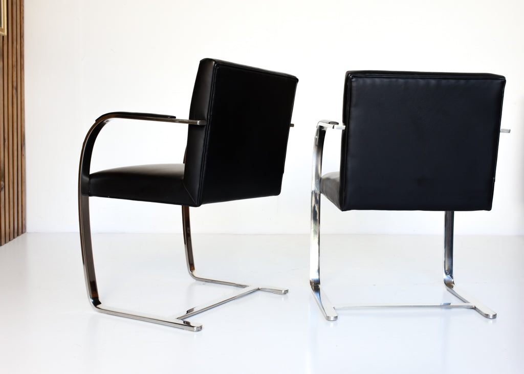 A Pair of 'Brno' Style Chairs by Mies van der Rohe