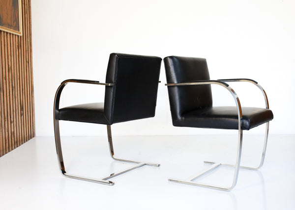A Pair of 'Brno' Style Chairs by Mies van der Rohe