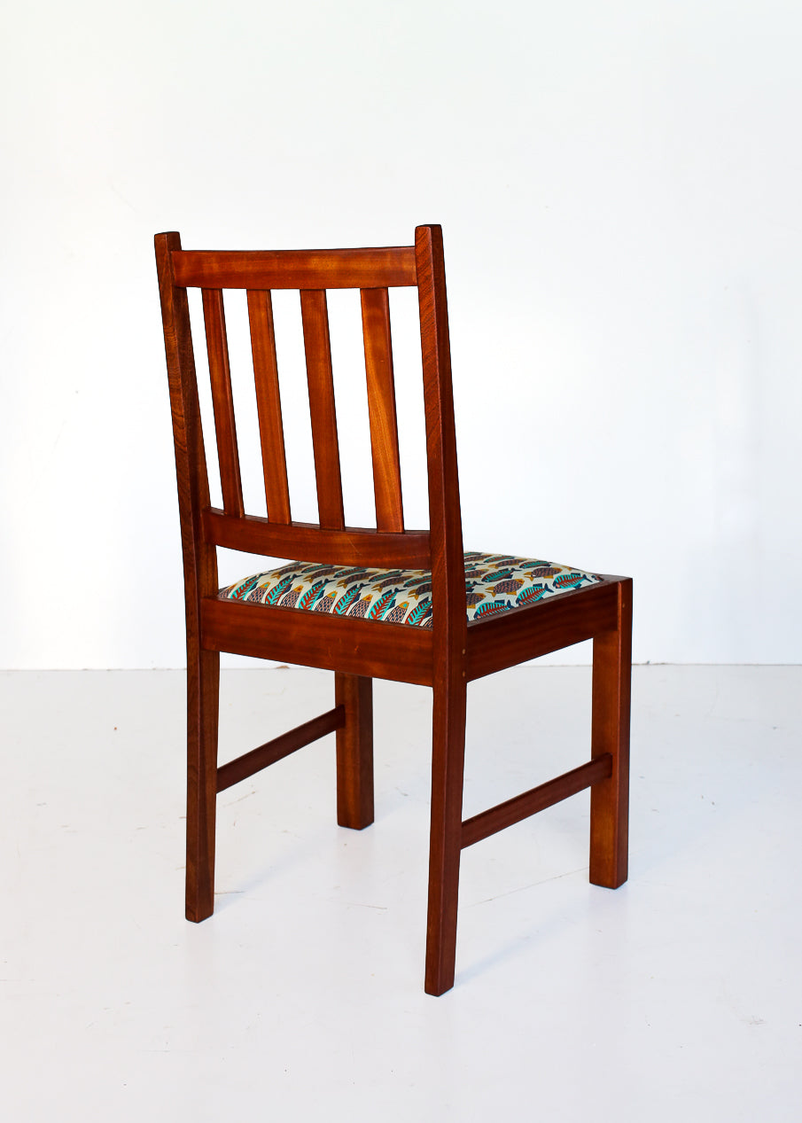 Eight Vintage Arts and Crafts Dining Chairs