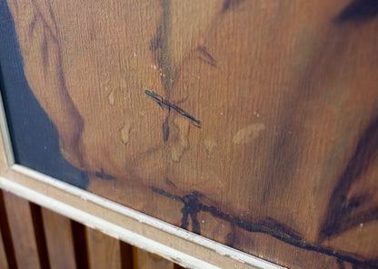 Vintage Crying Girl Print