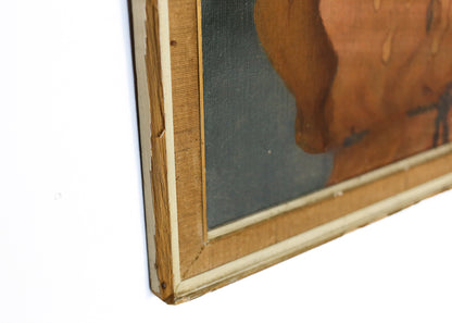 Vintage Crying Girl Print