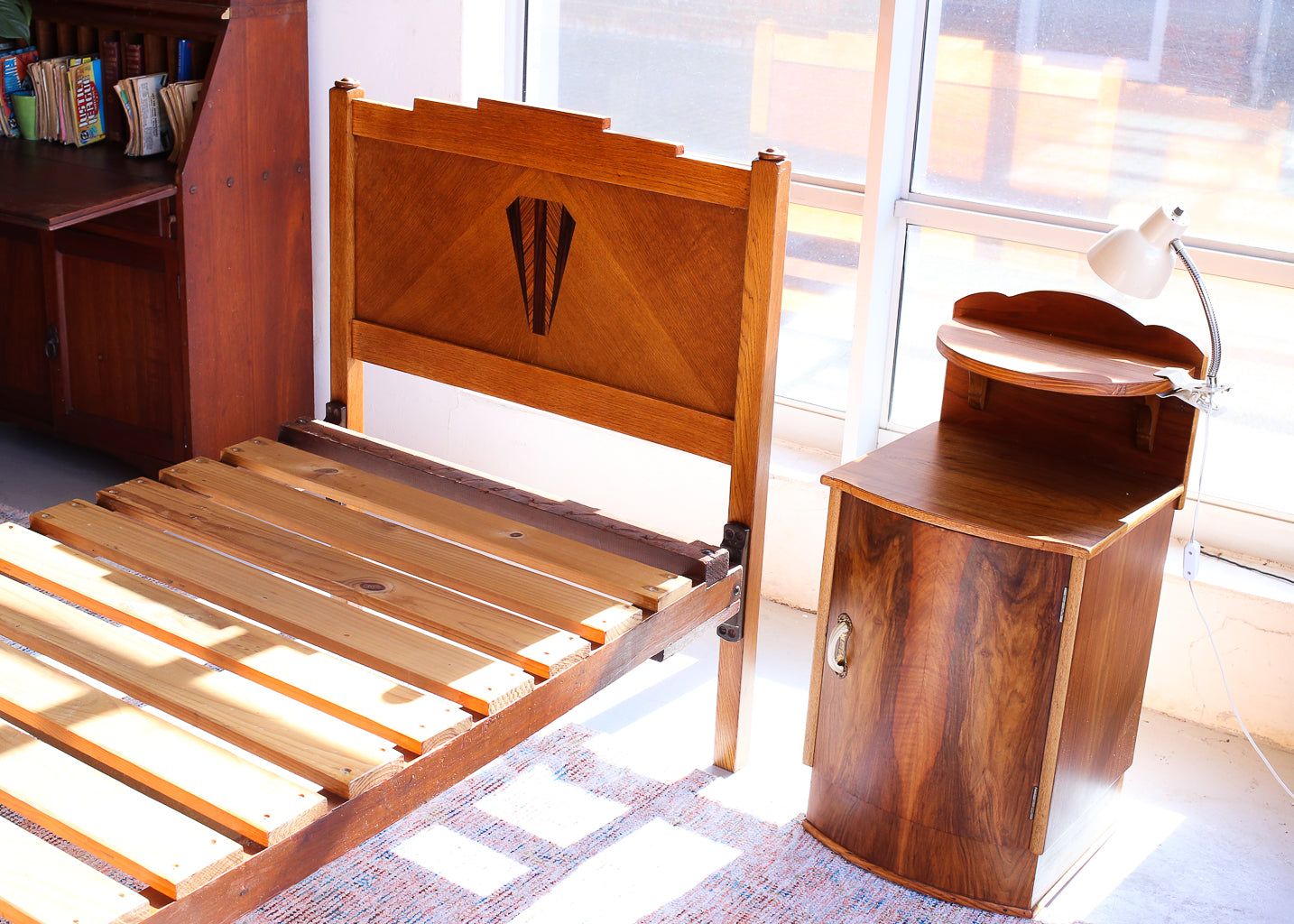 Art Deco Single Bed