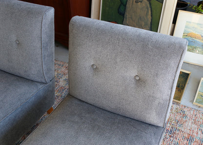 Two Mid-century Slipper Chairs