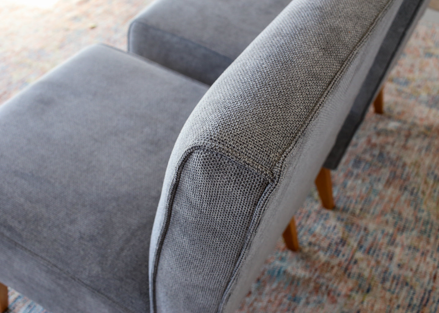 Two Mid-century Slipper Chairs
