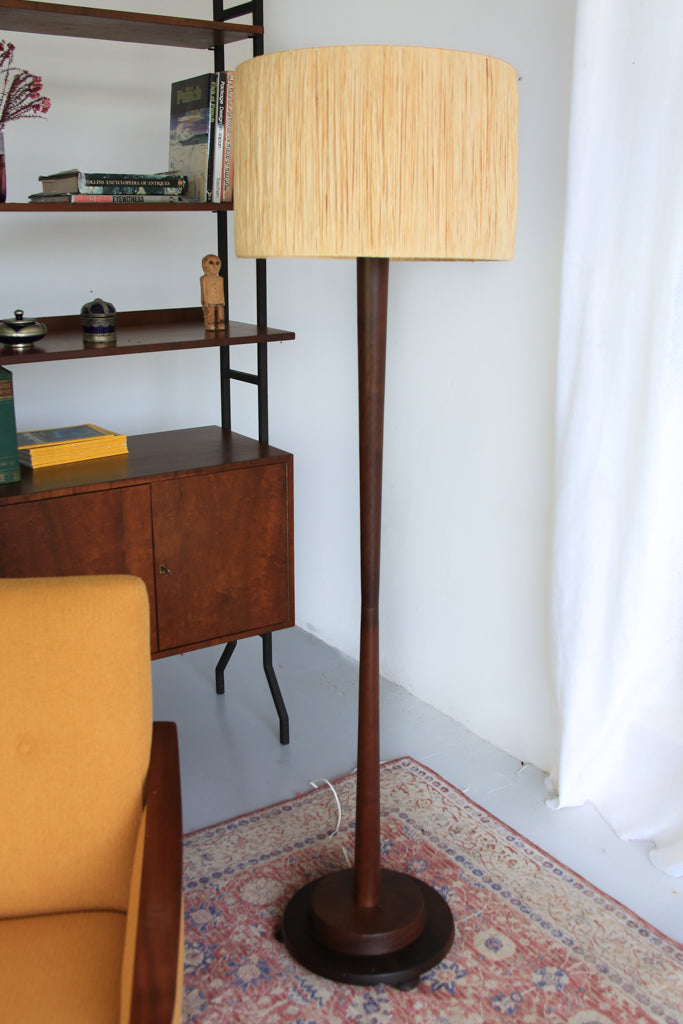 Imbuia Floor Lamp
