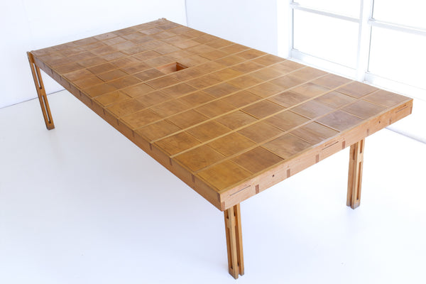 Solid Birch Wood Boardroom Table