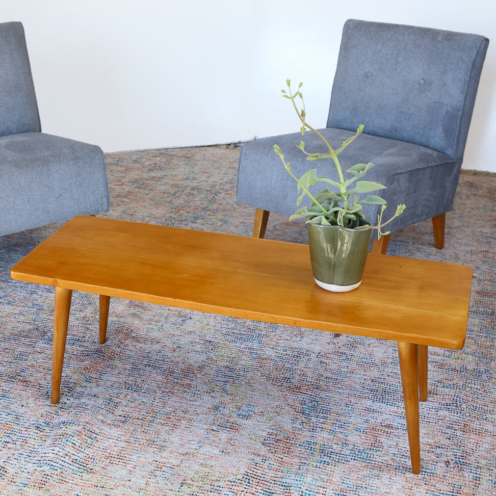 Mid-century Yellowwood Coffee Table
