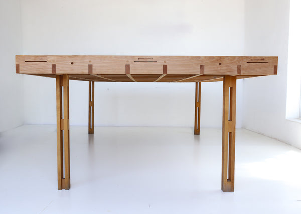 Solid Birch Wood Boardroom Table