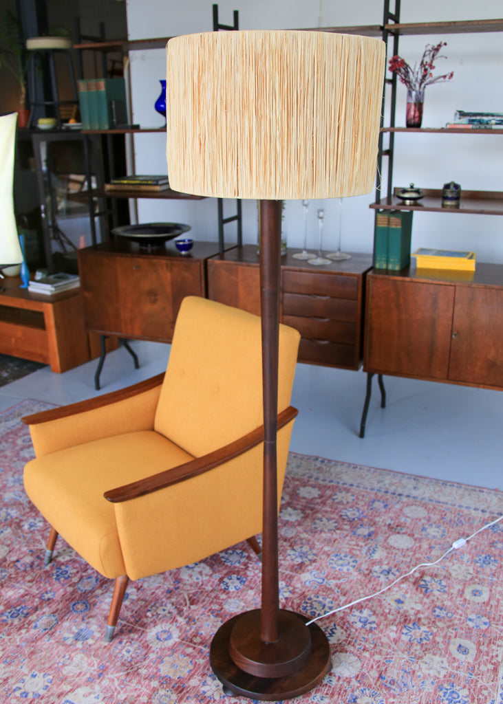 Imbuia Floor Lamp