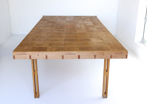 Solid Birch Wood Boardroom Table