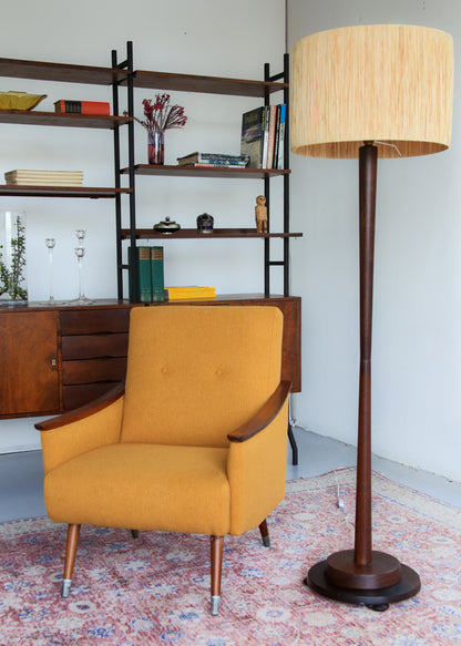 Imbuia Floor Lamp