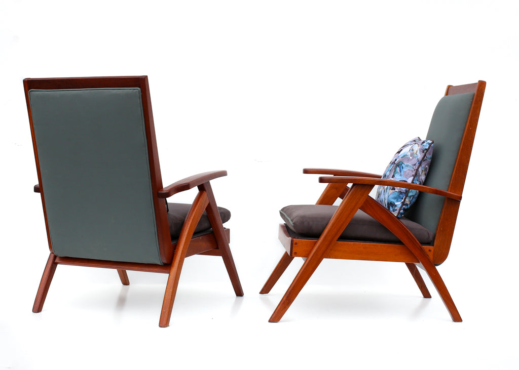 A Pair of Vintage Scandi Armchairs