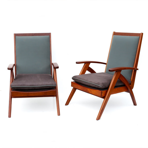 A Pair of Vintage Scandi Armchairs