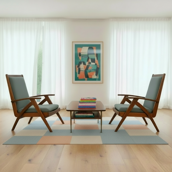 A Pair of Vintage Scandi Armchairs