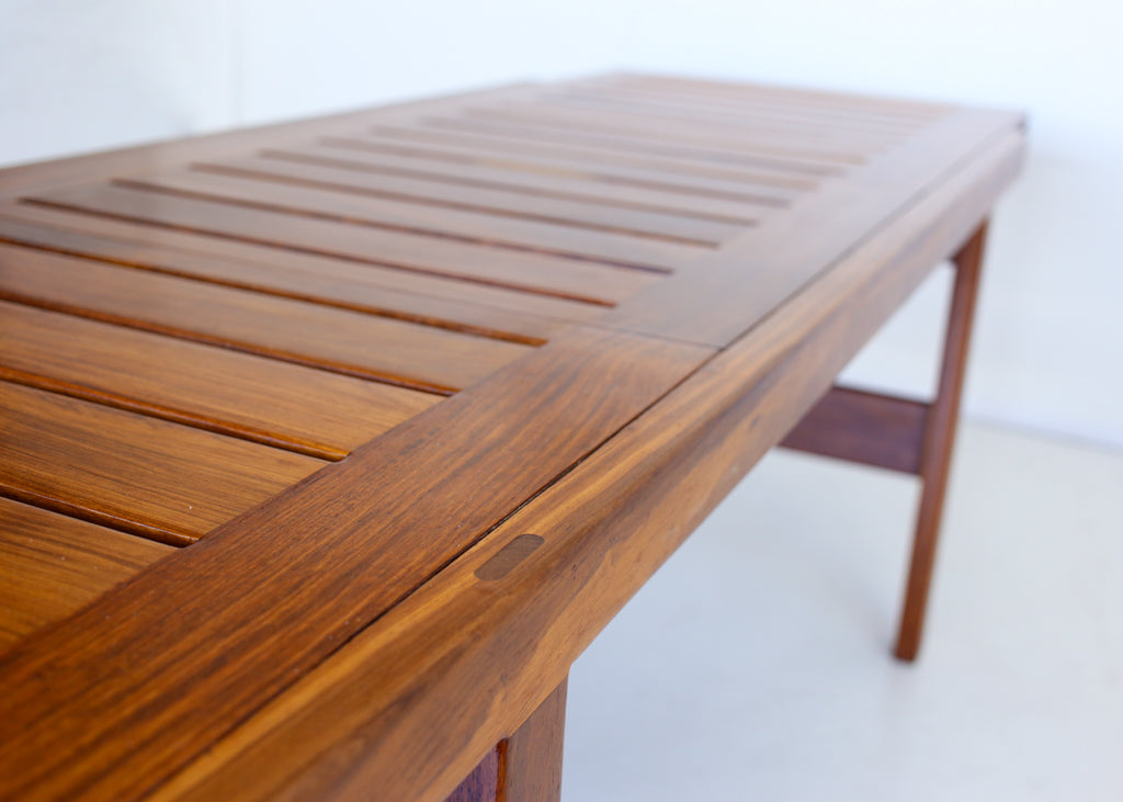 Six to 10 Seater Kiaat Dining Table by John Tabraham for Kallenbachs