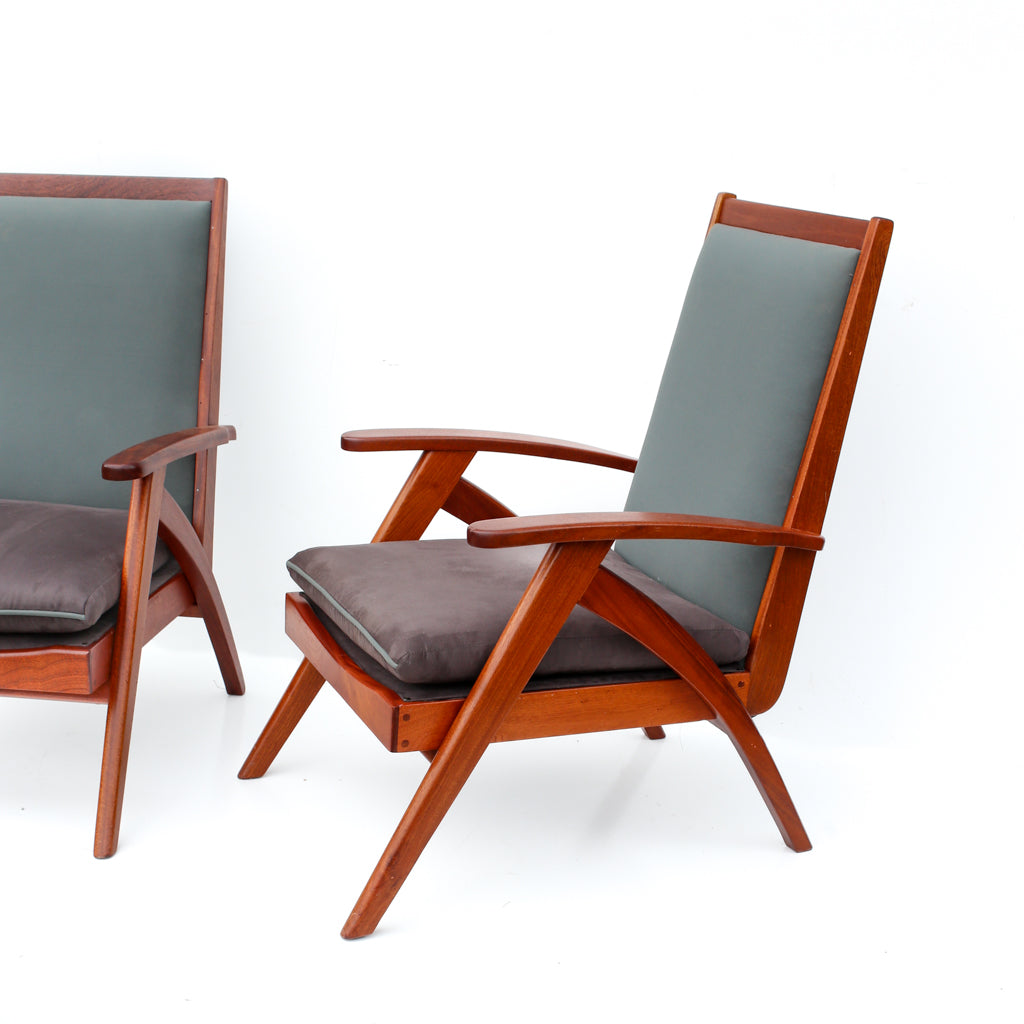 A Pair of Vintage Scandi Armchairs