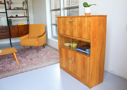 Vintage Modern Solid Wood Secretaire
