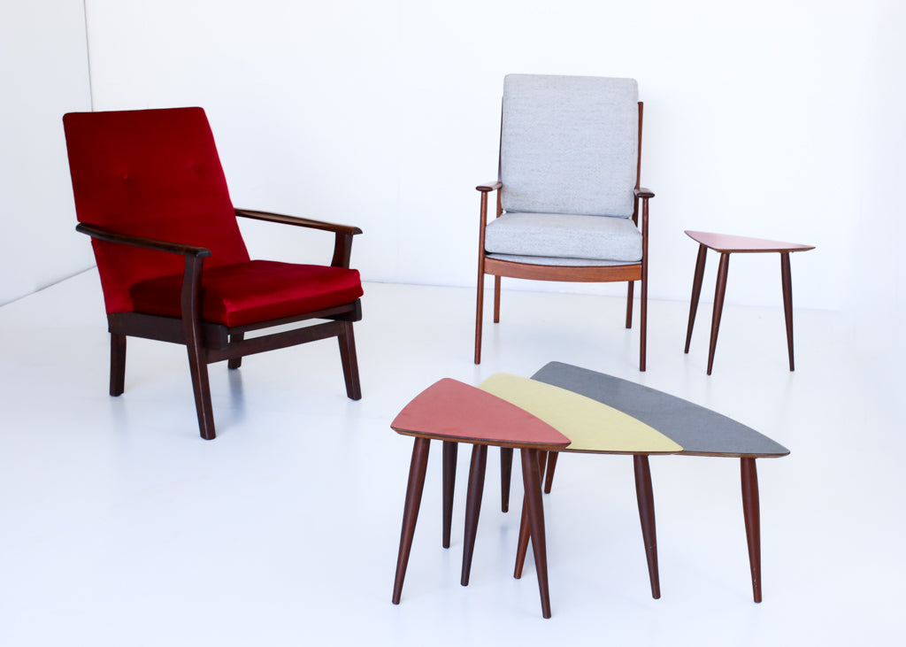 Retro Bakker & Steyger Side Tables - four available