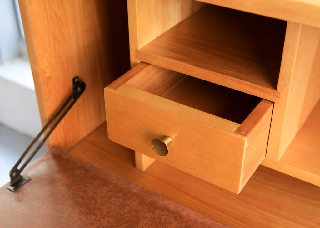 Vintage Modern Solid Wood Secretaire
