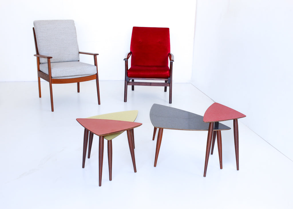 Retro Bakker & Steyger Side Tables - four available