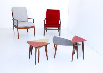 Retro Bakker & Steyger Side Tables - four available