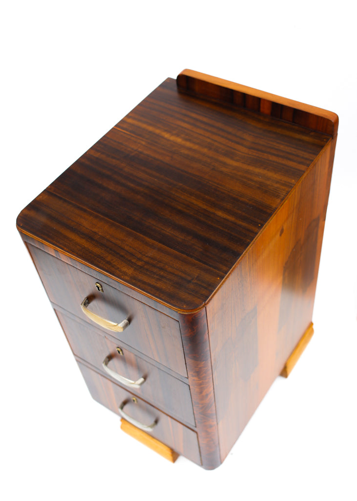 Pair of Art Deco Bedside Pedestals