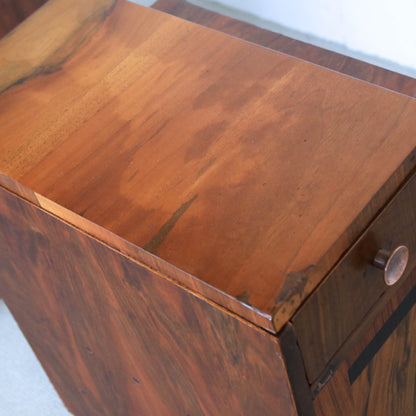 A Pair of Art Deco Bedside Cabinets