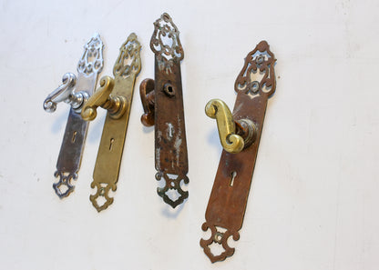 Antique Brass-plated Door Handles